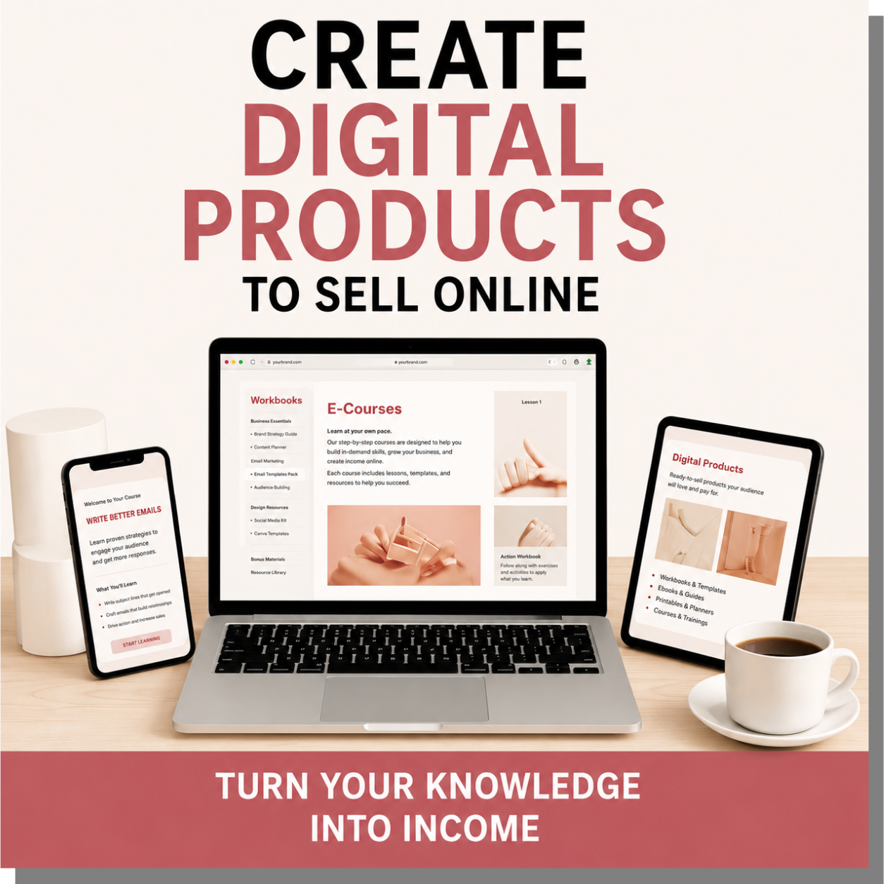Create Digital Products to Sell Online